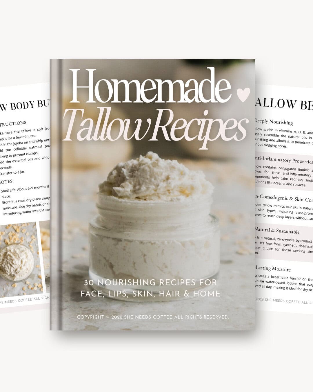 30 Homemade Tallow Recipes (eBook)