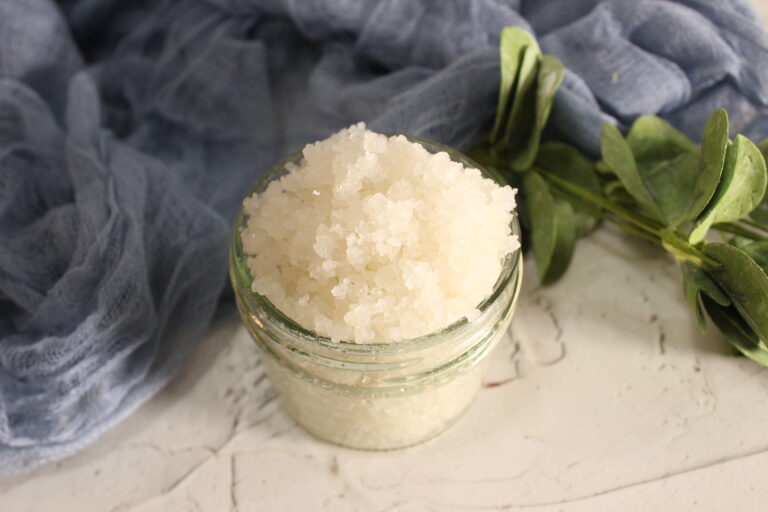 DIY Sea Salt Scrub (Easy Homemade Exfoliating Recipe)