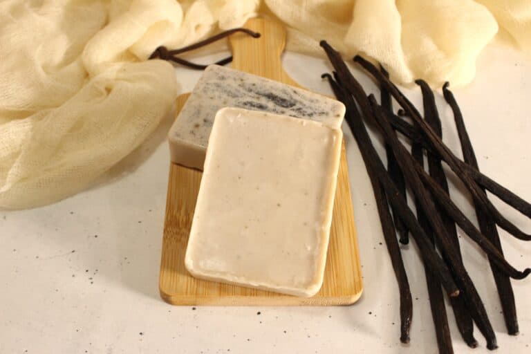 Easy Vanilla Soap Recipe with Real Vanilla Beans