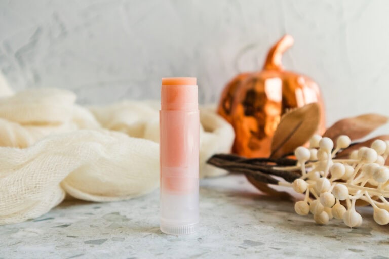 Homemade Tallow Pumpkin Spice Lip Balm